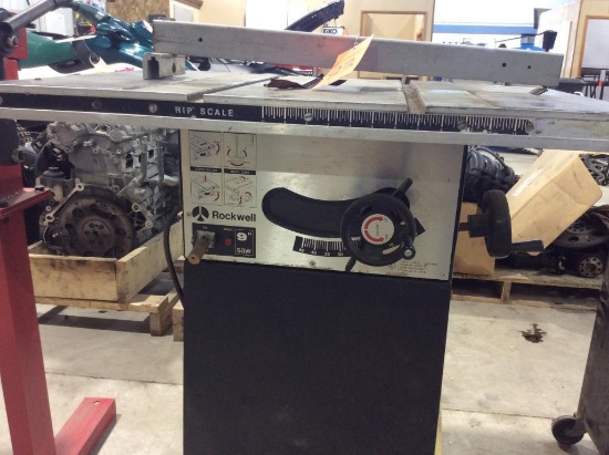Rockwell 9" table saw.