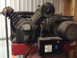 Ingersoll Rand 2475 upright twin v-compress w/ 5 hp. electric motor.