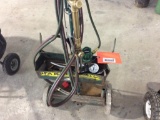 Oxygen acetylene torch set.