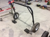 Snowmobile dolly.