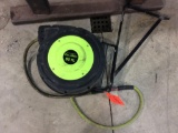 Flexzilla 50 air hose reel & hose.