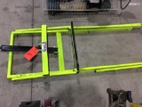 Snowmobile lift.