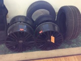 4-Oz Racing Cortina matt black 9.5 x 20.5 x 112 ET 52 wheels for Mercedes Benz GL 450 Series w/