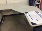 Formica computer desk/table.