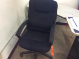 Black desk chair.