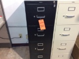 Hon 4-drawer black letter file.