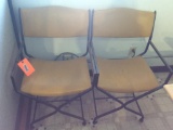 2-gold chairs.
