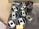 Set of wheel sockets.