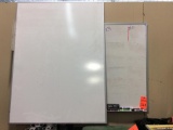 2-White erasure boards.