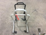 2 - Motorcycle stands.