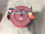 Lincoln retractable hose reel w/ no hose.