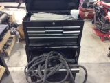 Tool box w/ welding rod & misc.