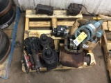 Pallet of gear boxes, pumps & misc.
