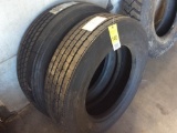 2 - tires; (1 - Yokohama 255/70R 22.55 & 1 - Roadmaster 255/70R 22.5 tires; (New Recaps).
