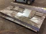 Pallet of stainless steel stock.