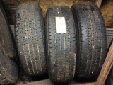 3 - Used 9.50R 16.5 LT tires on rims.