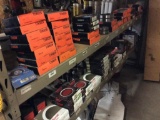 Timken bearings & National oil seals on shelves.