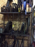 Hydraulic hose; hose & steel rack.