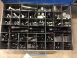 3 - parts organizer drawers w/ Ponsee bolts & assorted hardware.