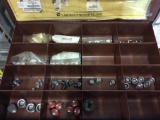 4 - drawers of grease fittings, aluminum rivets.