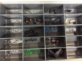 4 - drawers of cap screws, hex head screws, Metri Pack fittings.