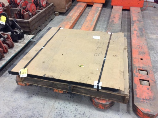 New/unused Pennsylvania Mod 6600 Class III platform scale; 4ft x 4ft; 10,000 lb; s/n 66-005679 w/