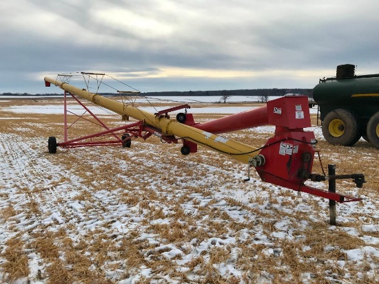 2007 Westfield MK 130-71 Plus grain auger; 13" x 71'; hyd lift; swing away hopper; PTO drive; s/n