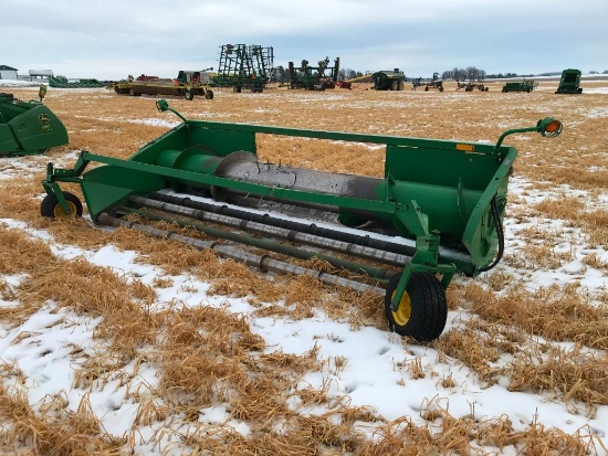 John Deere 914 14' pickup head; missing belts; single point hookup; s/n H00914N675247.