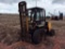 Case 585D forklift; cab; 2x4; 8,197 hours; s/n 9075327; (Non Running).