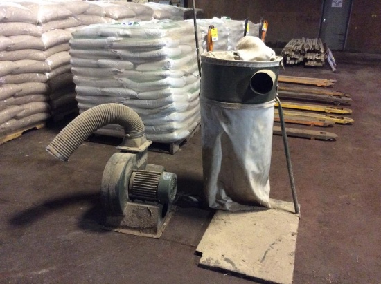 Dust collector w/ 1 hp.; 1ph. motor.