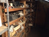 Contents of Parts Room Upstairs: electrical sheaves; sprockets; breakers; cable; conduit;