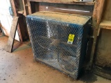 Heavy duty steel box fan.