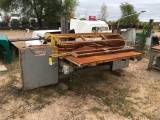 Industrial Resources pallet dismantler band saw.