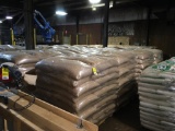 22 - pallets of bagged fine animal bedding; ( 22 TIMES THE MONEY).