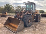 1996 Case 621B wheel loader; cab; 20.5 x 25 tires; pin on bucket; hours unknown; s/n JEE0050097.