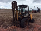 Case 585D forklift; cab; 2x4; 8,197 hours; s/n 9075327; (Non Running).