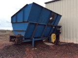 Hamer 6' x 14' infeed hopper feeder w/ tines & variable speed drive.