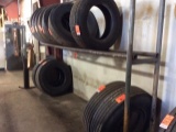 Steel tire rack; (NO CONTENTS).