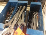 3 - Metal bins of misc. wrenches & sockets.