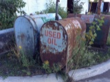 3 - steel oil tanks & aluminum truck fuel tank.