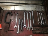 Combination end wrenches.
