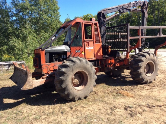 1988 Timberjack 230 Turbo single bunk forwarder; 23.1 x 26 tires; Cummins 4BT diesel; s/n 797016.