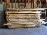 Rough Sawn Cedar lumber; mixed widths & lengths.