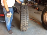 Used 11 R25 tire.
