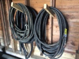 Lot of rubber steam hose.