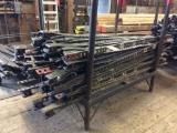 Steel rack of jack straps.