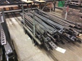 Steel rack of jack straps.