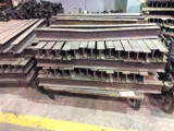 Pallet of turn buckle I Beams.