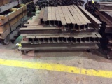 Pallet of turn buckle I Beams.