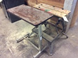 Black & Decker Workmate & hospital table.